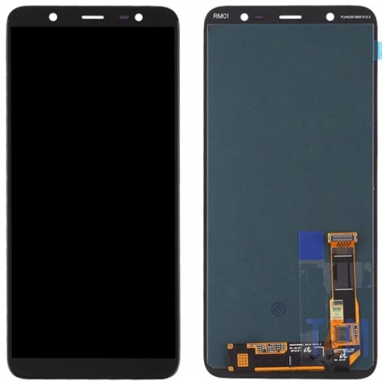 TOUCH+DISPLAY SAMSUNG J8 2018 NEGRO (SERVICE PACK GH97-22145A/22149A)